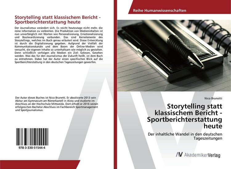 Produktbild: Storytelling statt klassischem Bericht - Sportberichterstattung heute