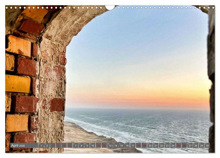 Produktbild: Rubjerg Knude Fyr - Ein Leuchtturm auf Abwegen (Wandkalender 2026 DIN A3 quer), CALVENDO Monatskalender