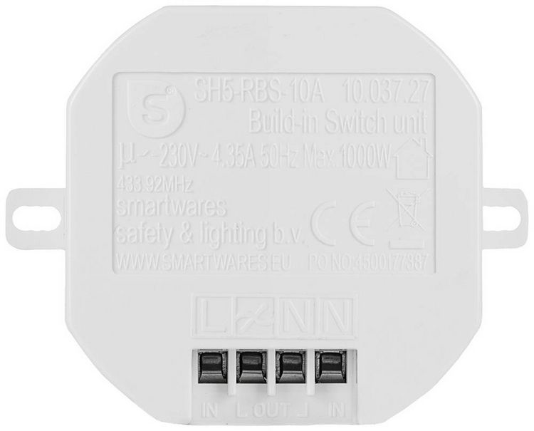 Produktbild: Smartwares SH4-99567 FSK 433MHz Funk-Wandschalter SH4-99567