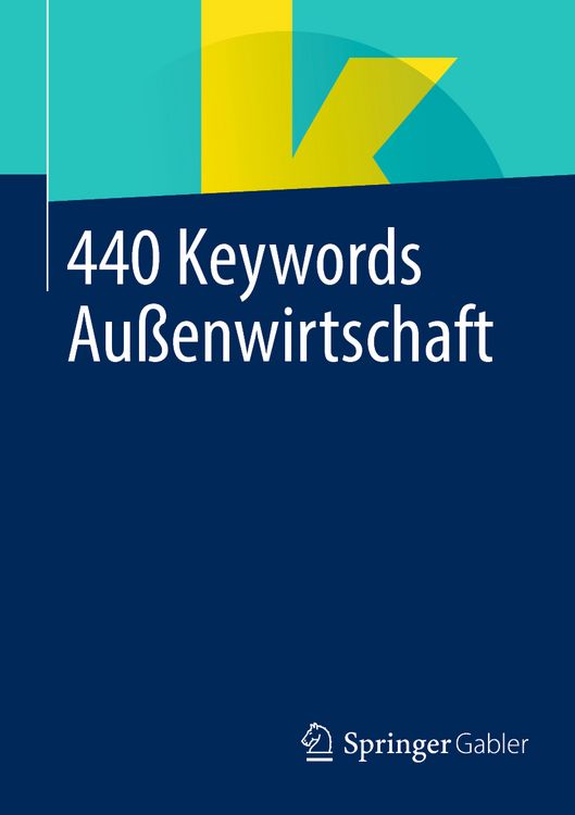 Produktbild: 440 Keywords Au&szlig;enwirtschaft