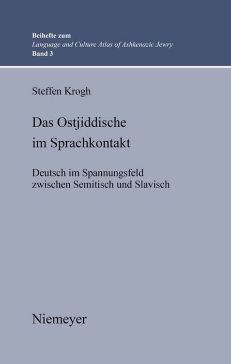 Produktbild: Das Ostjiddische im Sprachkontakt