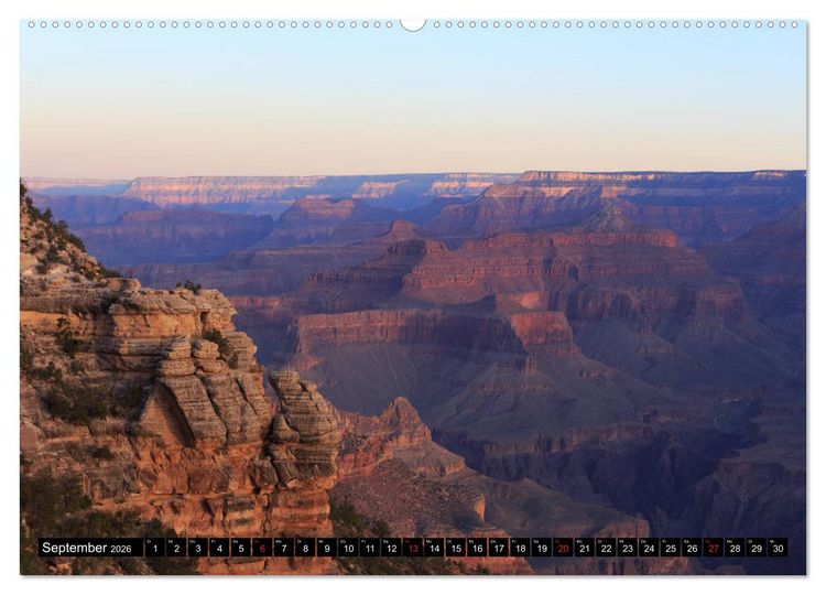 Produktbild: GRAND CANYON - Einblicke (Wandkalender 2026 DIN A2 quer), CALVENDO Monatskalender