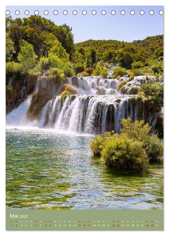 Produktbild: Facetten Kroatiens. K&uuml;sten, Inseln und Natur (Tischkalender 2027 DIN A5 hoch), CALVENDO Monatskalender