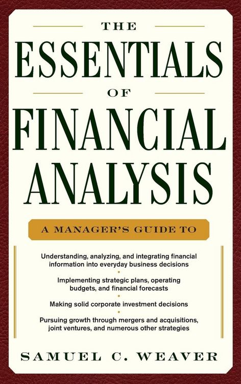 Produktbild: The Essentials of Financial Analysis