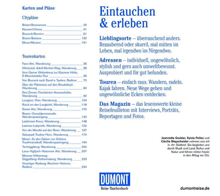 DUMONT Reise-Taschenbuch Reiseführer Südtirol