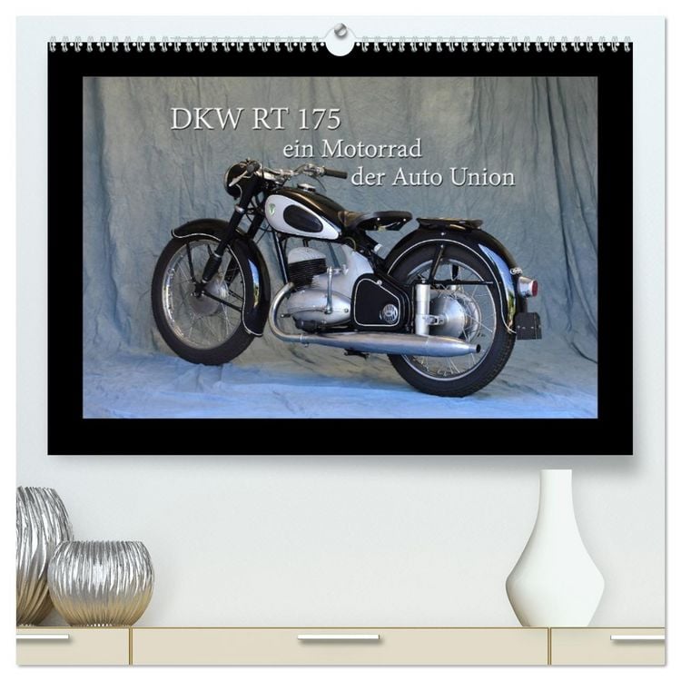 Produktbild: DKW RT 175 - Ein Motorrad der Auto Union (hochwertiger Premium Wandkalender 2026 DIN A2 quer), Kunstdruck in Hochglanz