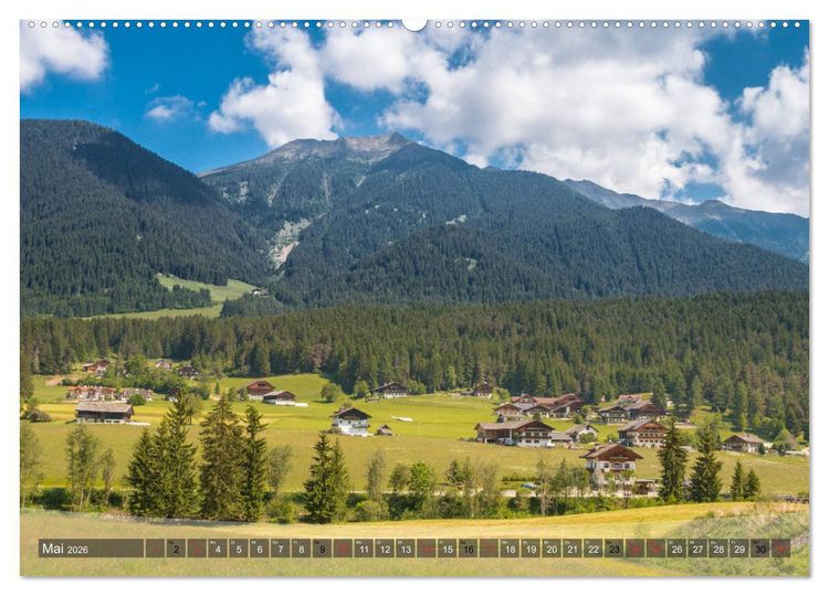Produktbild: Pustertal im Osten S&uuml;dtirols (hochwertiger Premium Wandkalender 2026 DIN A2 quer), Kunstdruck in Hochglanz