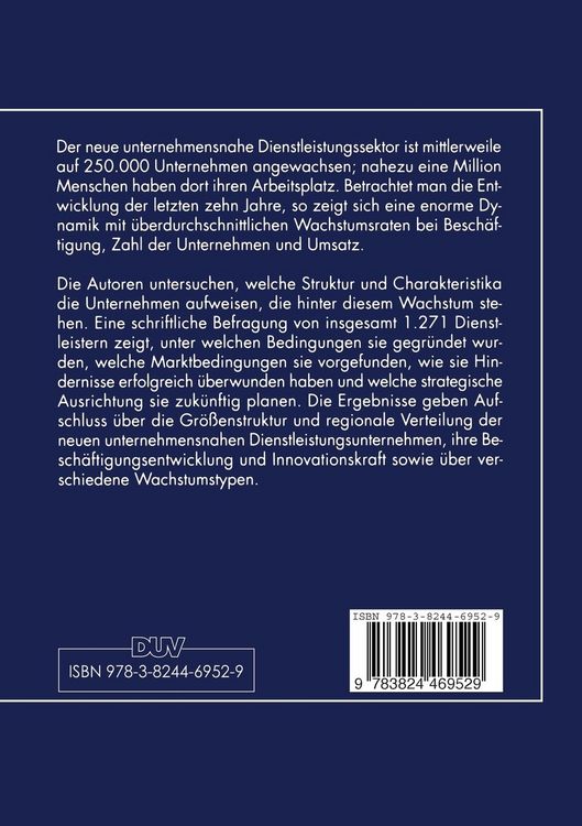Produktbild: Wachstumsmarkt Dienstleistungen