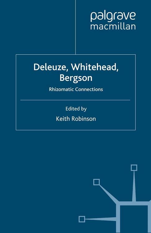 Produktbild: Deleuze, Whitehead, Bergson