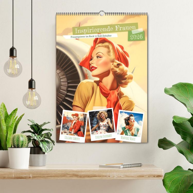Produktbild: Inspirierende Frauen (Wandkalender 2026 DIN A2 hoch), CALVENDO Monatskalender