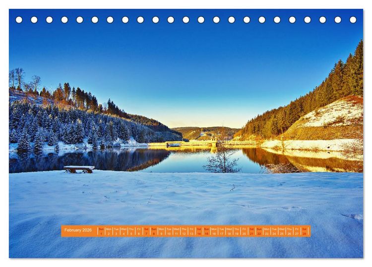 Produktbild: Unique Thuringian Forest (Desk Calendar 2026 DIN A5 landscape), CALVENDO 12 Month DeskCalendar