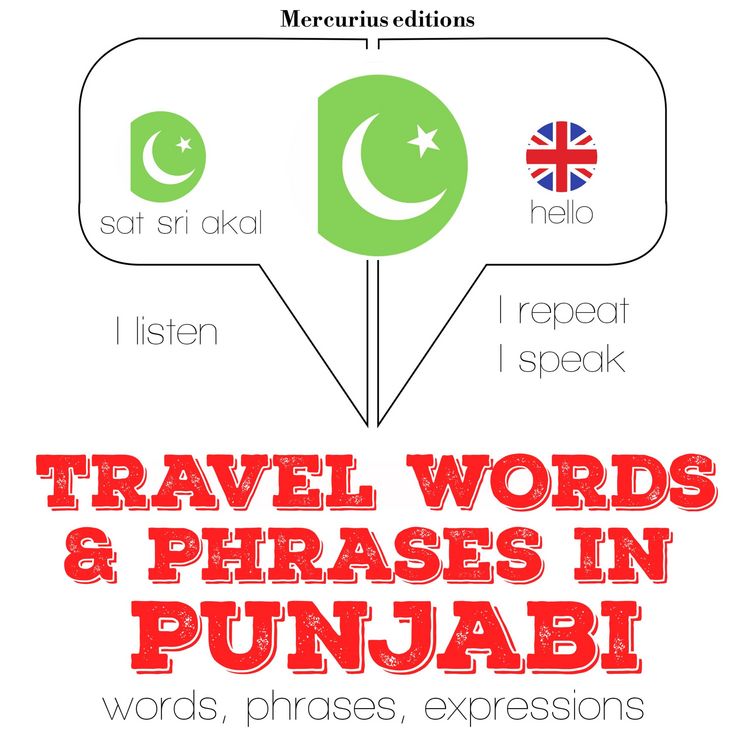 Produktbild: Travel words and phrases in Punjabi