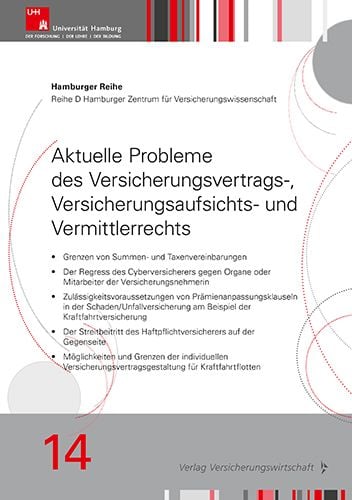 Produktbild: Aktuelle Probleme des Versicherungsvertrags-, Versicherungsaufsichts- und Vermittlerrechts