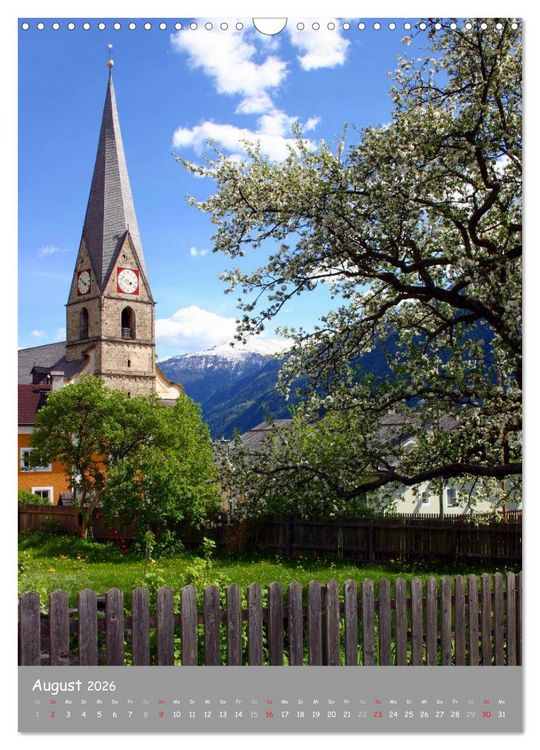 Produktbild: Sch&ouml;nes Land Tirol (Wandkalender 2026 DIN A3 hoch), CALVENDO Monatskalender