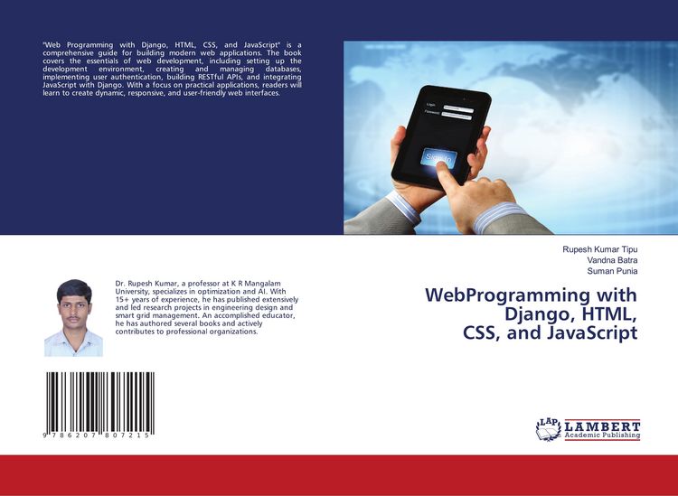 Produktbild: WebProgramming with Django, HTML, CSS, and JavaScript