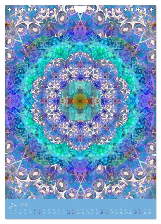 Produktbild: MANDALAS der Natur (Wandkalender 2026 DIN A4 hoch), CALVENDO Monatskalender