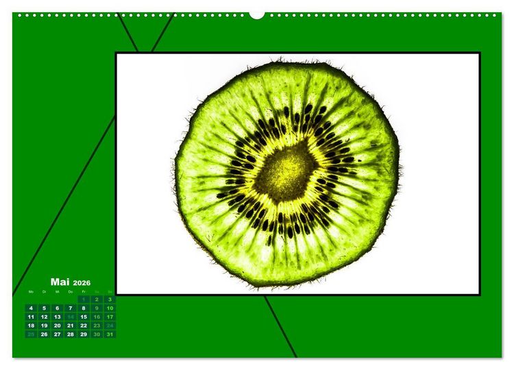 Produktbild: Heilende Farbe Gr&uuml;n (hochwertiger Premium Wandkalender 2026 DIN A2 quer), Kunstdruck in Hochglanz