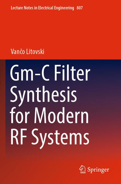 Produktbild: Gm-C Filter Synthesis for Modern RF Systems