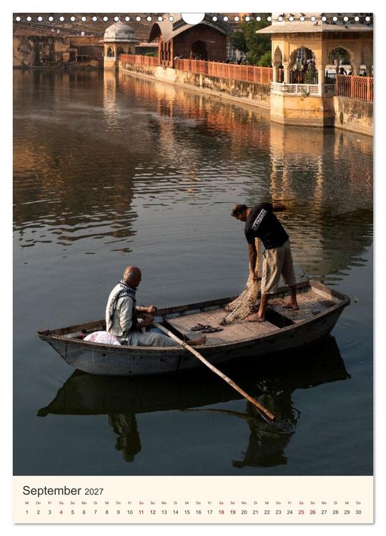 Produktbild: Stra&szlig;enleben in Rajasthan (Wandkalender 2027 DIN A3 hoch), CALVENDO Monatskalender