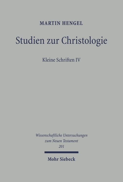 Produktbild: Studien zur Christologie