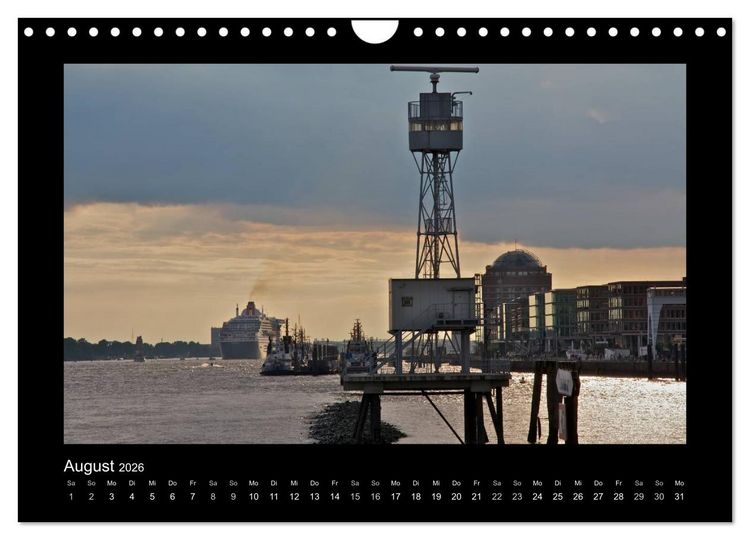 Produktbild: Hamburg - Impressionen (Wandkalender 2026 DIN A4 quer), CALVENDO Monatskalender