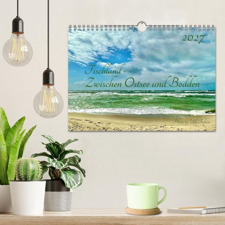 Produktbild: Fischland - Zwischen Ostsee und Bodden (Wandkalender 2027 DIN A4 quer), CALVENDO Monatskalender