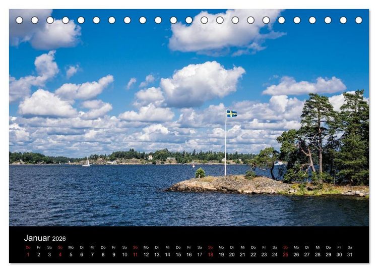 Produktbild: Sch&auml;rengarten an der schwedischen Ostk&uuml;ste (Tischkalender 2026 DIN A5 quer), CALVENDO Monatskalender