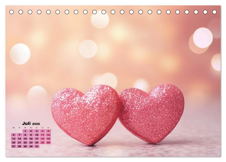 Produktbild: W wie Wedding (Tischkalender 2026 DIN A5 quer), CALVENDO Monatskalender