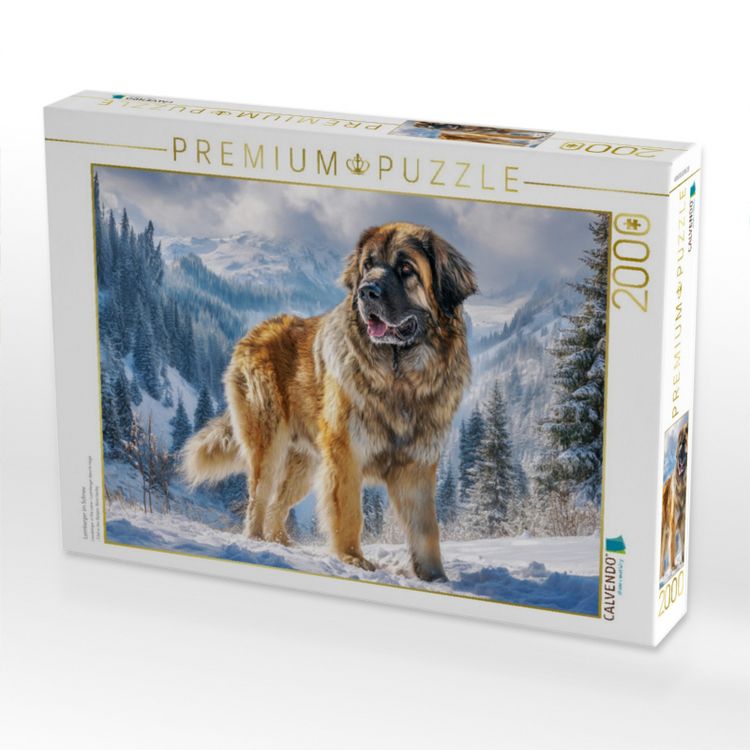 Produktbild: CALVENDO Puzzle Leonberger im Schnee | 2000 Teile Lege-Gr&ouml;&szlig;e 90x67cm Foto-Puzzle f&uuml;r gl&uuml;ckliche Stunden