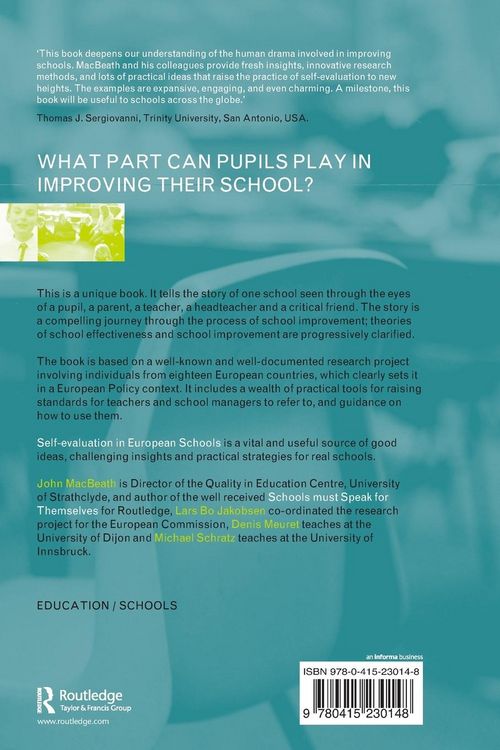 Produktbild: Self-Evaluation in European Schools