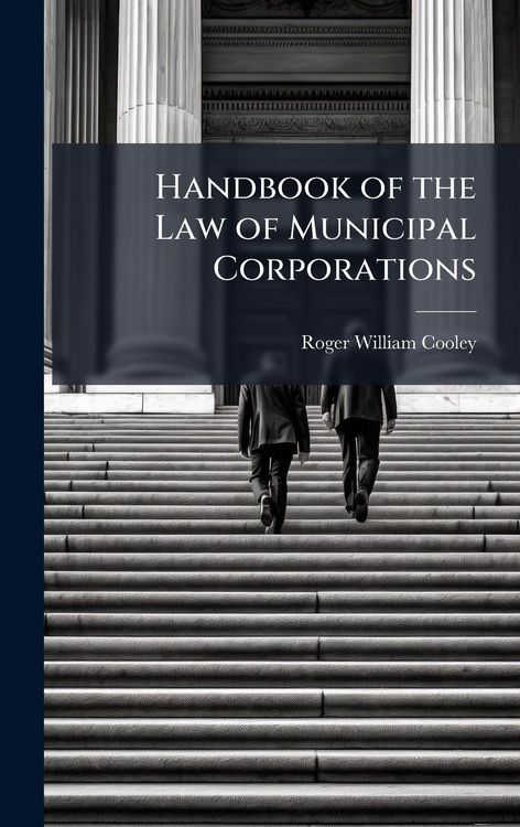Produktbild: Handbook of the Law of Municipal Corporations