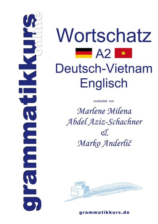 Produktbild: W&ouml;rterbuch Deutsch-Vietnamesisch-Englisch Niveau A2