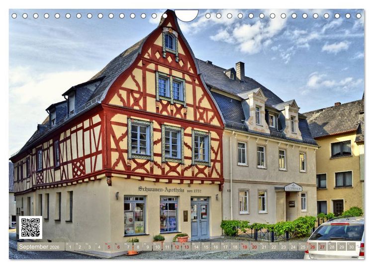 Produktbild: Kirchberg Hunsr&uuml;ck Impressionen (Wandkalender 2026 DIN A4 quer), CALVENDO Monatskalender