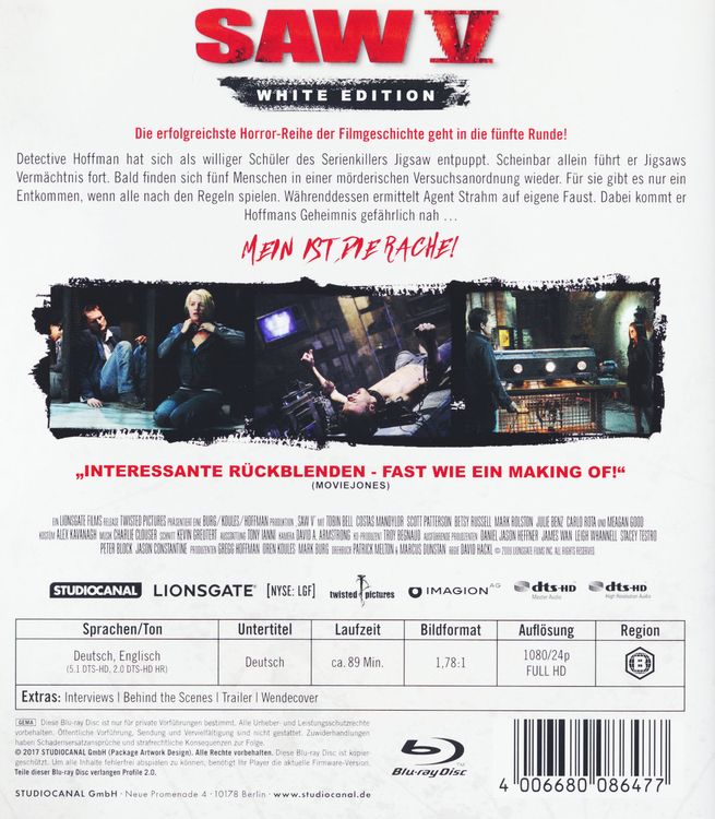 Produktbild: Saw V - White Edition