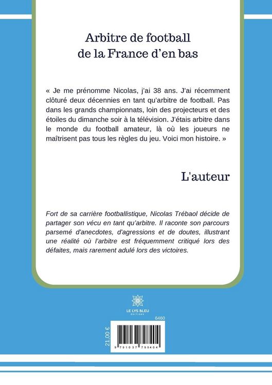 Produktbild: Trebaol-N: Arbitre de football de la France d'en bas
