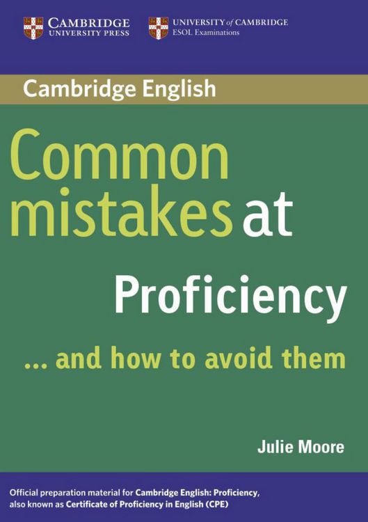 Produktbild: Common Mistakes at Proficiency ... and how to avoid them