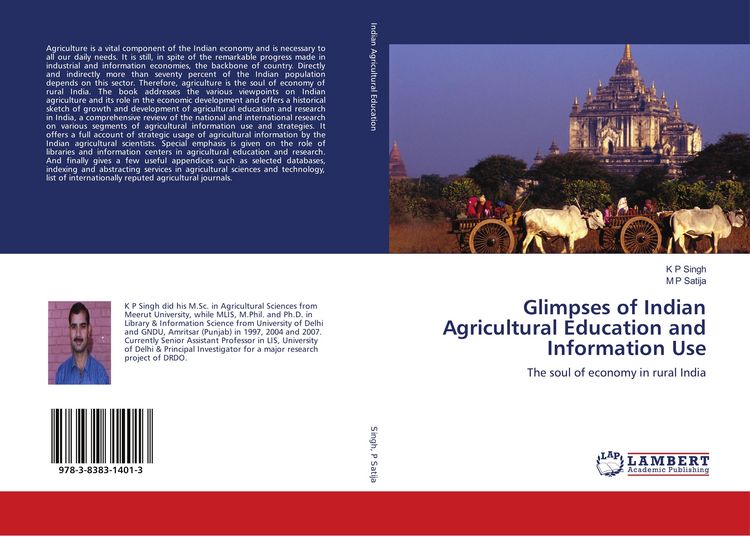 Produktbild: Glimpses of Indian Agricultural Education and Information Use