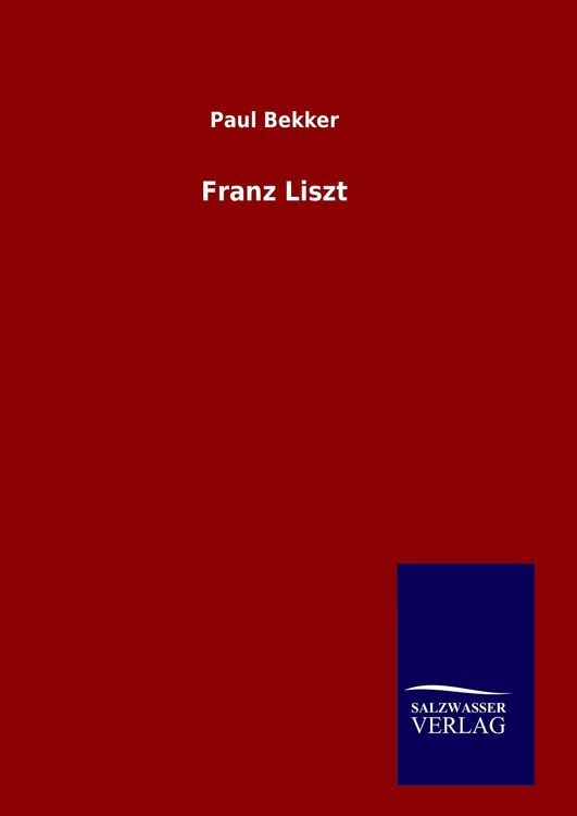 Produktbild: Franz Liszt