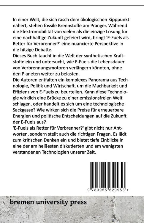 Produktbild: E-Fuels als Retter f&uuml;r Verbrenner?