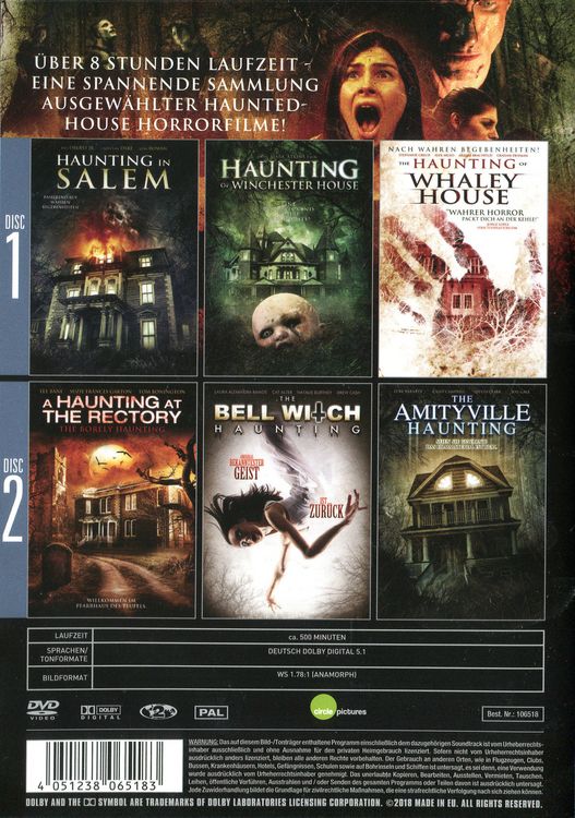 Produktbild: Horror Tales from Winchester Mansion [2 DVDs]
