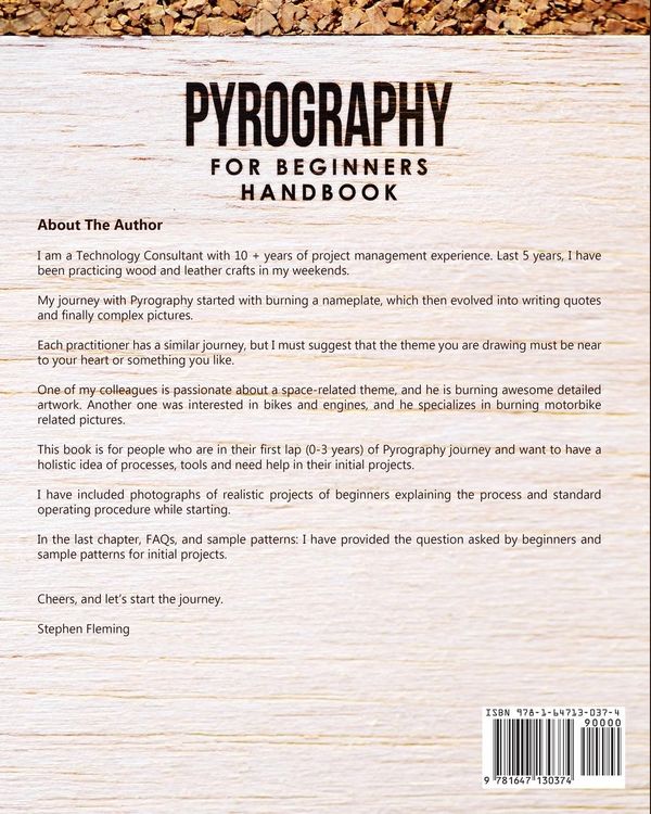 Produktbild: Pyrography for Beginners Handbook