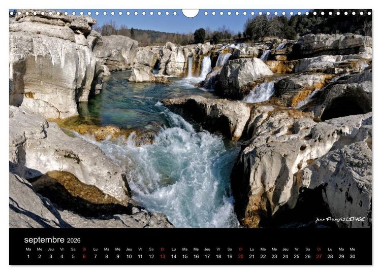 Produktbild: La vall&eacute;e de la C&eacute;ze Gard (Calendrier mural 2026 DIN A3 vertical), CALVENDO calendrier mensuel