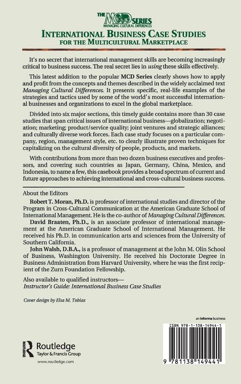 Produktbild: International Business Case Studies For the Multicultural Marketplace
