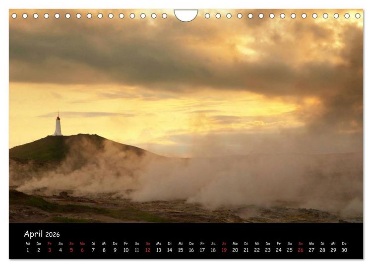 Produktbild: Island (Wandkalender 2026 DIN A4 quer), CALVENDO Monatskalender