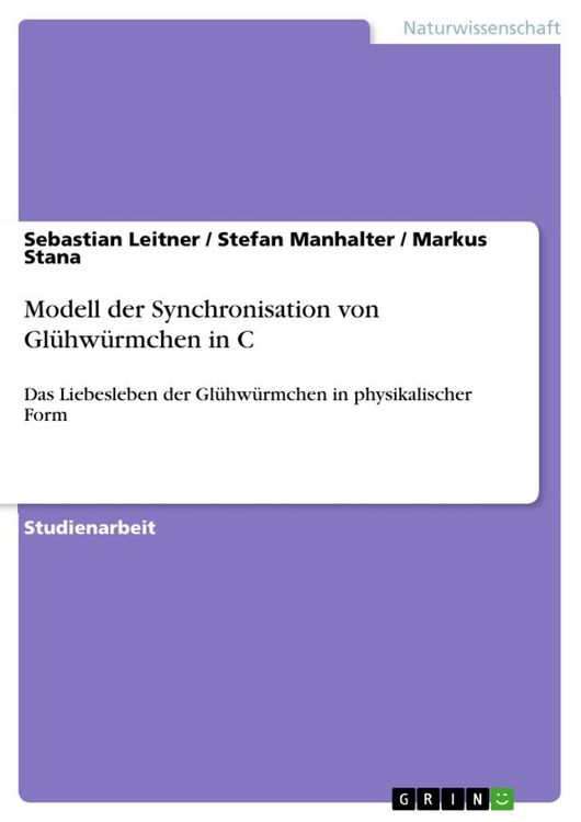Produktbild: Modell der Synchronisation von Gl&uuml;hw&uuml;rmchen in C