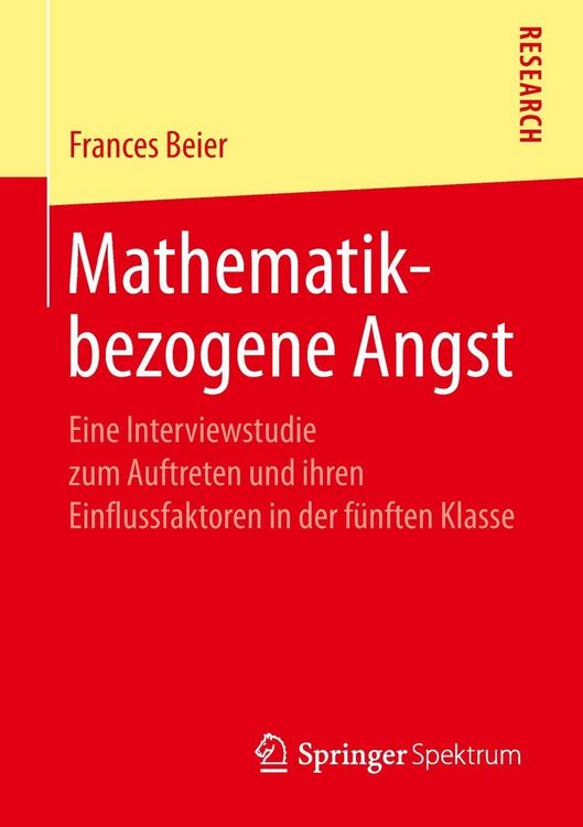 Produktbild: Mathematikbezogene Angst