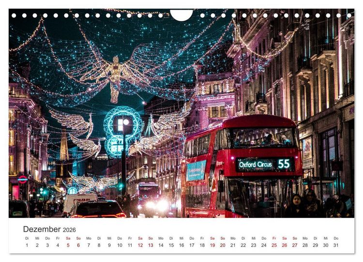 Produktbild: London - Die faszinierende Hauptstadt Englands. (Wandkalender 2026 DIN A4 quer), CALVENDO Monatskalender