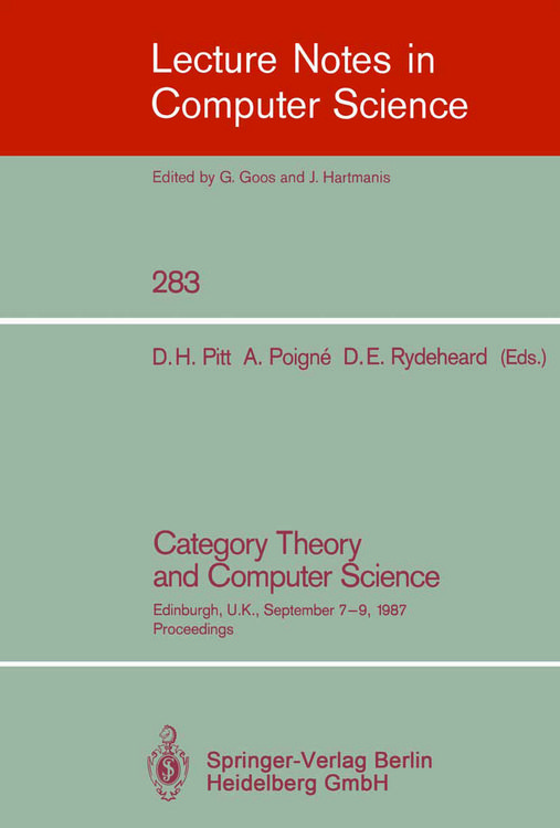 Produktbild: Category Theory and Computer Science