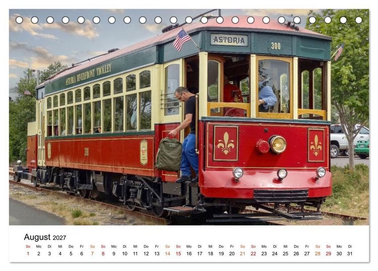 Produktbild: TRAM CLASSICS - Stra&szlig;enbahn Nostalgie (Tischkalender 2027 DIN A5 quer), CALVENDO Monatskalender