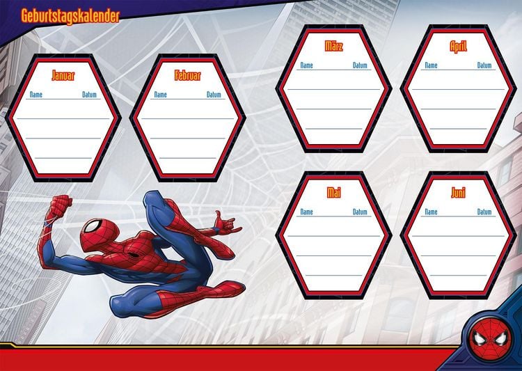 Produktbild: Marvel Spider-Man Freundebuch